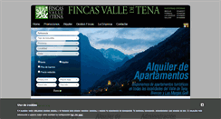 Desktop Screenshot of fincasvalledetena.com